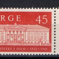Norwegen postfrisch Michel Nr. 458 Bogennummer
