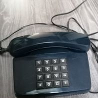 Post Tel 01 LX ? Tastentelefon, dunkelblau, TAE-Stecker Vintage