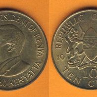 Kenia 10 Cents 1977