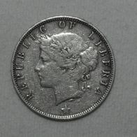 Silber/ Silver Liberia Liberty Head, 1906 H, 25 Cents