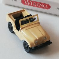 Wiking - Jeep mit runder Haube Weltenbummler in 1:87!