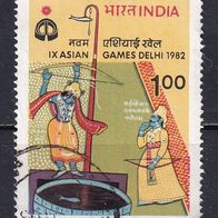 Indien, 1982, Mi. 924, As. Spiele, 1 Briefm., gest