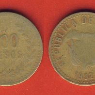 Kolumbien 100 Pesos 1992