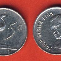 Südafrika 5 Cent 1968