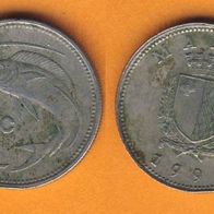 Malta 10 Cents 1991
