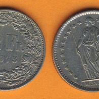 Schweiz 2 Franken 1975