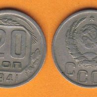 Russland 20 Kopeken 1941