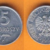 Polen 5 Groszy 1960 RAR