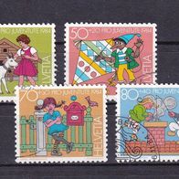 Schweiz MiNr. 1284-1287 kpl. gestempelt M€ 4,50 #G78a