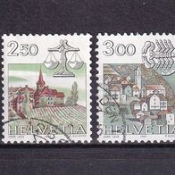 Schweiz MiNr. 1288-1289 kpl. gestempelt M€ 2,80 #G78c