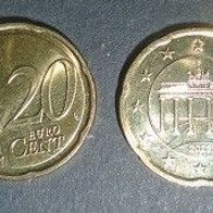 Münze Deutschland: 20 Euro Cent 2023 - D - Vorzüglich