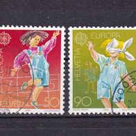 Schweiz MiNr. 1391-1392 kpl. gestempelt M€ 2,00 #G88e