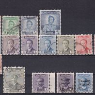 Irak, Dauerserien bis 1950er Jahre, 16 Briefm., gest.