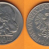 Polen 10 Zloty 1966 Tadeusz Kosciuszko