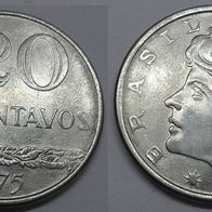 Brasilien 20 Centavos 1975 ## Le