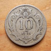 10 Heller 1909 Österreich