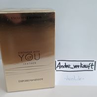 E. Armani - Stronger With You Leather * Exclusive* | EdP | 100 ml | NEU & Verschweißt