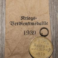 Original Kriegsverdienstmedaille mit Tüte Hersteller - Deumer - Lüdenscheid (4)
