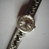 Uhr Damenuhr Armbanduhr 17-19cm Silber 835 mit 7 Saphir von Anker Meister mechanisch