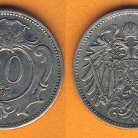 Österreich 20 Heller 1894