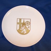 Rosenthal Porzellan-Wappen-Wandteller " Rheinland-Pfalz " - Romanze / B. Wiinblad