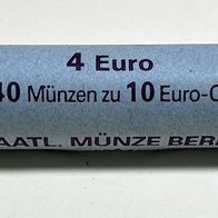 10 Cent - Münzrolle Deutschland von 2002 A Berlin, (Sichtrolle)