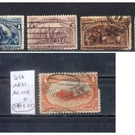 Briefmarken USA Vereinigte Staaten von Amerika 1893 / 1895 Sondermarken
