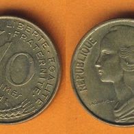 Frankreich 10 Centimes 1971
