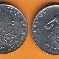 Frankreich 1 Franc 1970