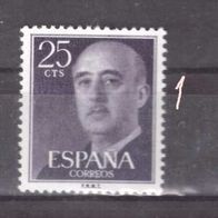 Spanien Michel Nr. 1043 gestempelt (1,2,3,4,5,6)