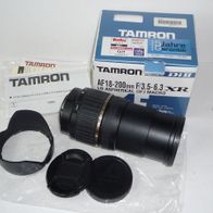 Tamron 18-200 Reisezoom Objektiv Sony Alpha SLT a100 200 300 350 33 55 57 58 65 usw.