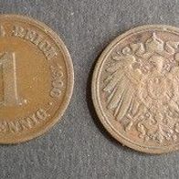 Münze Deutsches Reich: 1 Pfennig 1900 - F