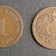 Münze Deutsches Reich: 1 Pfennig 1900 - J