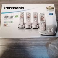 Panasonic KX-TG6524 2x Telefone mit Ladestationen *