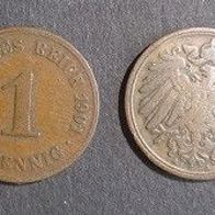 Münze Deutsches Reich: 1 Pfennig 1901 - A
