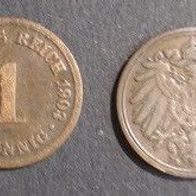 Münze Deutsches Reich: 1 Pfennig 1903 - E
