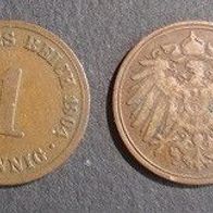 Münze Deutsches Reich: 1 Pfennig 1904 - J