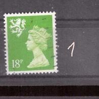 Schottland Michel Nr. 61 gestempelt (1,8,9,10,11,13)