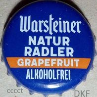 Warsteiner Natur Radler Grapefruit Alkoholfrei Bier Brauerei Kronkorken 2024, Korken