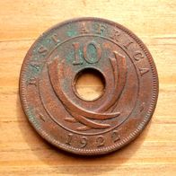 10 Cents 1922 Britisch Ost-Afrika
