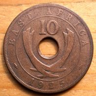 10 Cents 1925 Britisch Ost-Afrika
