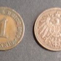 Münze Deutsches Reich: 1 Pfennig 1909 - D