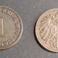 Münze Deutsches Reich: 1 Pfennig 1909 - E