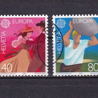 Schweiz MiNr. 1197-1198 kpl. gestempelt M€ 1,60 #G94e