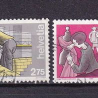 Schweiz MiNr. 1402-1403 kpl. gestempelt M€ 7,00 #G97d