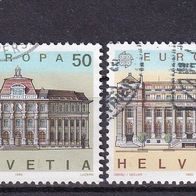 Schweiz MiNr. 1415-1416 kpl. gestempelt M€ 2,20 #G97f