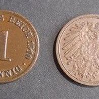 Münze Deutsches Reich: 1 Pfennig 1910 - A