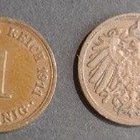 Münze Deutsches Reich: 1 Pfennig 1911 - F