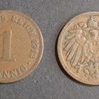Münze Deutsches Reich: 1 Pfennig 1912 - D