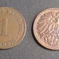 Münze Deutsches Reich: 1 Pfennig 1912 - F